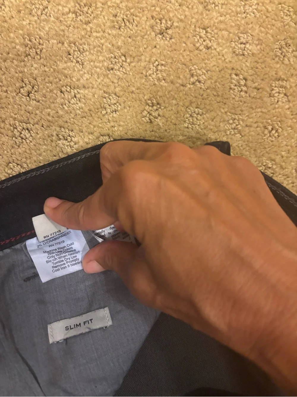 Joseph Abboud Dark Navy Men's Jeans slim fit sz 34x32